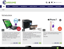Tablet Screenshot of cardume.pt